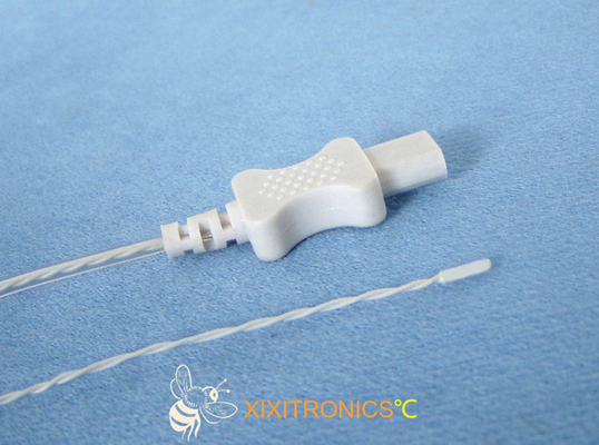 Vinyl Cap,Twisted Pair Leads, Molded Molex Style Connector, 2.252K Disposable General Purpose Medical Temperature Sensor