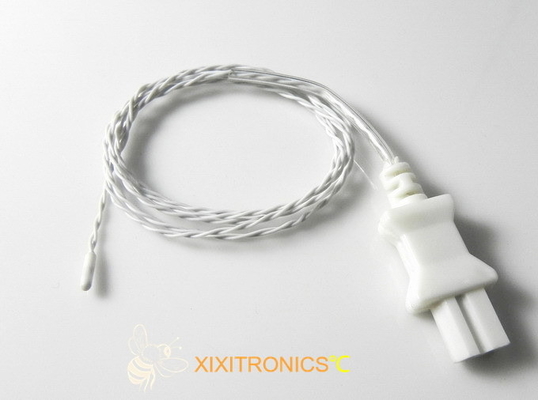 Vinyl Cap Twisted Pair Leads Molded Connector Disposable General Purpose Medical Temperature Sensor 2.252K 400 Series