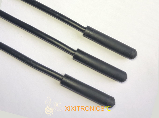 High Sensitivity And Fast Thermal Response NTC Temperature Sensor IP68 TPE Injection Overmolding