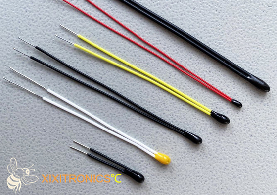 Teflon Wire Small Head Size of Epoxy Coated Thermistors MF5A-5 Series 10K Ohm NTC Thermistor