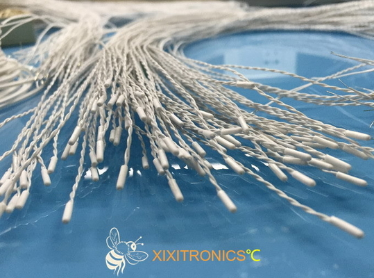 Vinyl Cap,Twisted Pair Leads, Molded Molex Style Connector, 2.252K Disposable General Purpose Medical Temperature Sensor