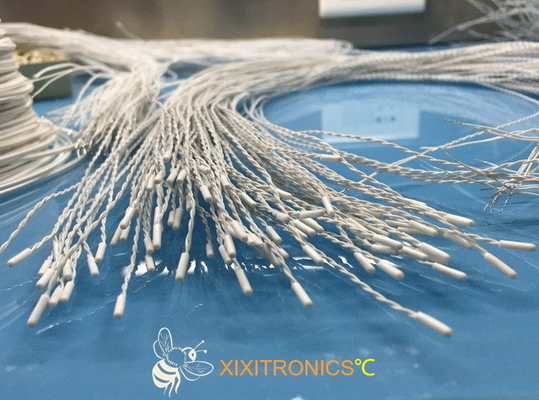 Vinyl Cap,Twisted Pair Leads, Molded Molex Style Connector, 2.252K Disposable General Purpose Medical Temperature Sensor