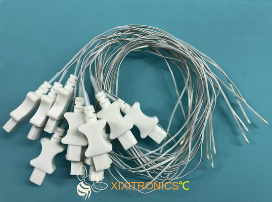 2.252K Disposable General Purpose Medical Temperature Sensor with 30 AWG Medical Grade PVC Wire 400 Series