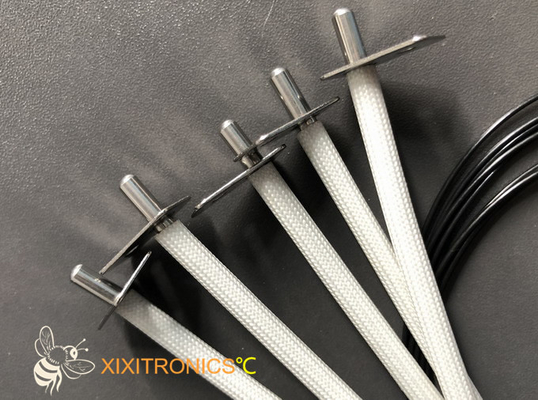 Microwave Oven Flanged Temperature Sensors 98.63K , 100K Temperature Sensor MFT-F Series