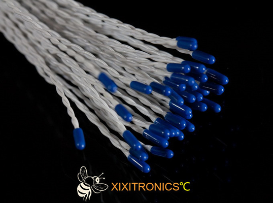 Vinyl Cap, Twisted Pair Leads, 2.252K, Disposable General Purpose Infant Optics Temperature Sensor MF5A-7T Series