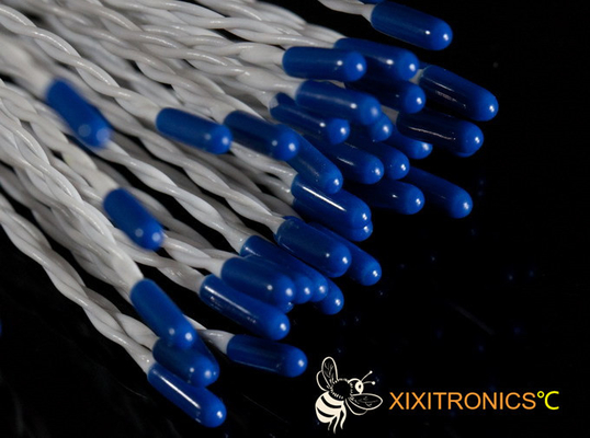 Vinyl Cap, Twisted Pair Leads, 2.252K, Disposable General Purpose Infant Optics Temperature Sensor MF5A-7T Series