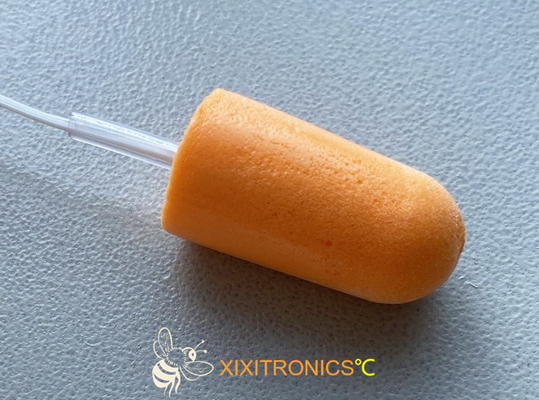 Disposable Ear Canal Medical Tympanic Temperature Probe Soft Memory-cell Foam With Consistent Dimensions HF416 Series