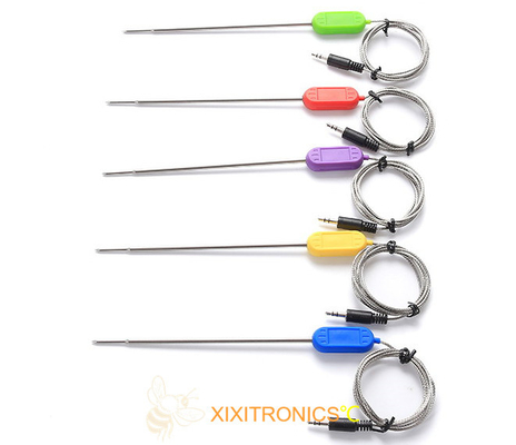 Meat cooking thermometer probe
